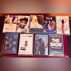 Iconic Cassette Tape Collection from the 90s